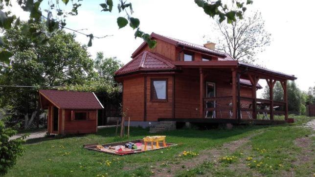 Domek Bialojany Buitenkant foto